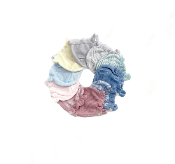 Gorro tejido blanco